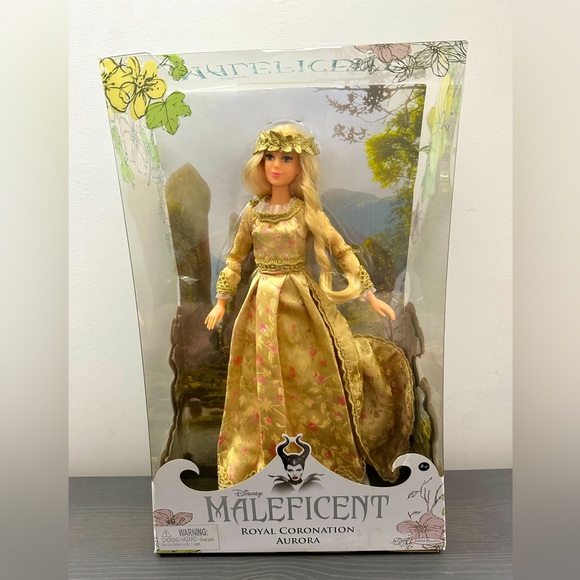 Maleficent: 11.5" Aurora Royal Coronation Collector Doll - Picture 1 of 1